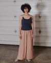 BASERANGE 25 Spring/Summer France Organic Cotton Contrast Color Vest Suspender Top BAS-TOSU-RC-SP25-AMPERA BLUE